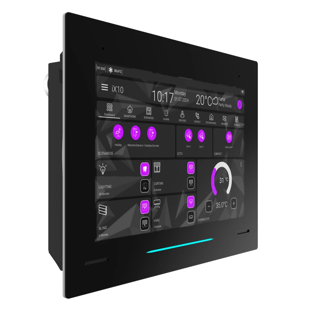 iX10 KNX Dokunmatik Panel
